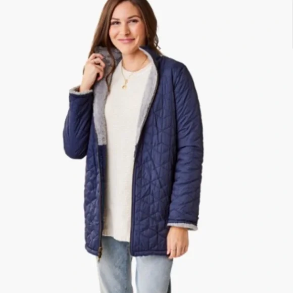 NWT Carve Designs  Mason Reversible Jacket (size M) - Picture 3 of 11